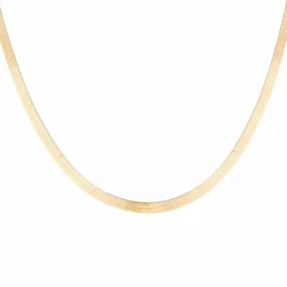 ✨✨Gold Snake Flat Necklace✨✨ - Picture 2 of 6